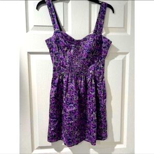💜🖤Free people leopard print dress size med